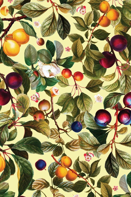 Vintage Fruit Pattern XXI