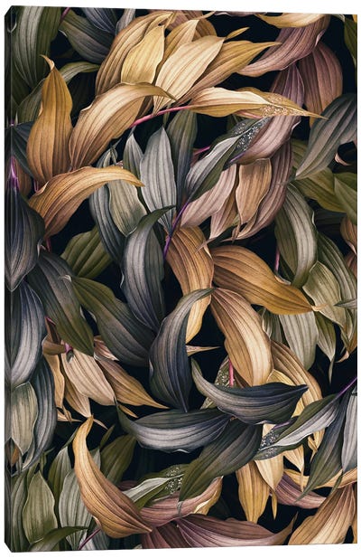 Tropical Magic Forest IV Canvas Art Print - Burcu Korkmazyurek