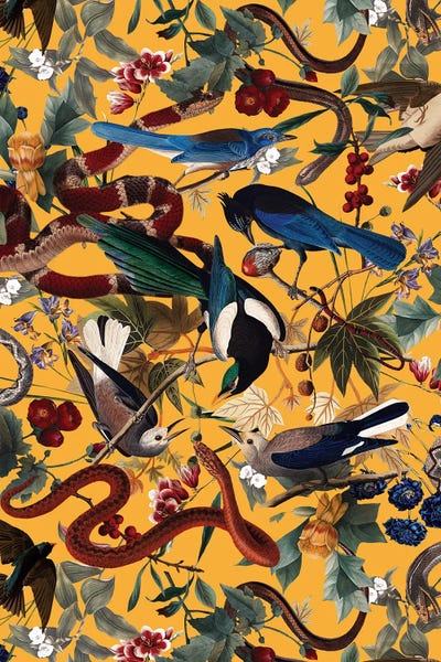 Animal Patterns: Dangers In The Forest X by Burcu Korkmazyurek