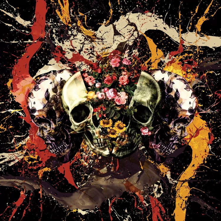 Skull I by Burcu Korkmazyurek wall art