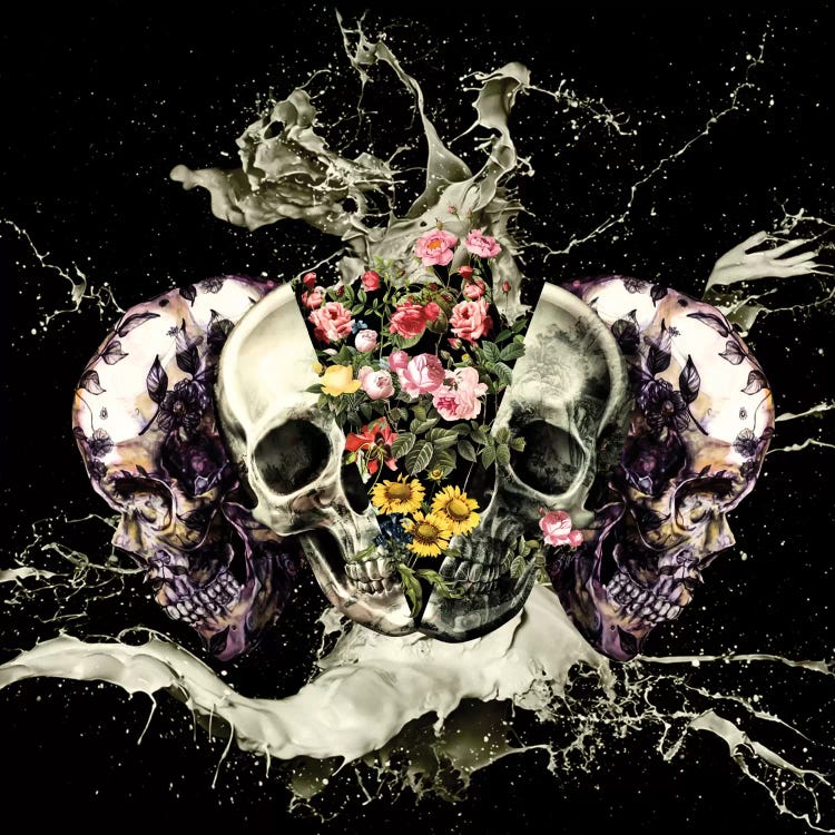 Skull II by Burcu Korkmazyurek wall art