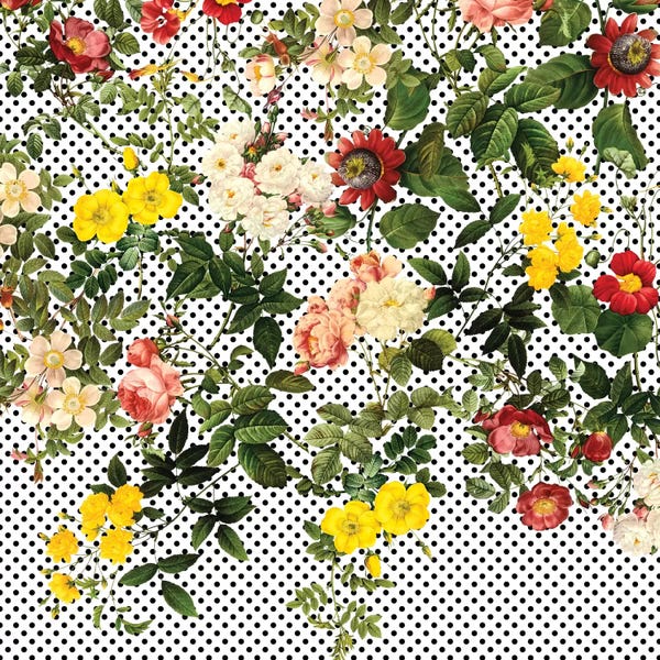 Polka Dot: Botanical Geo by Burcu Korkmazyurek