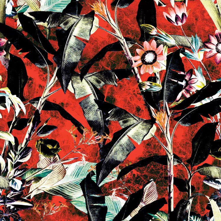 Tropical Jungle II by Burcu Korkmazyurek wall art