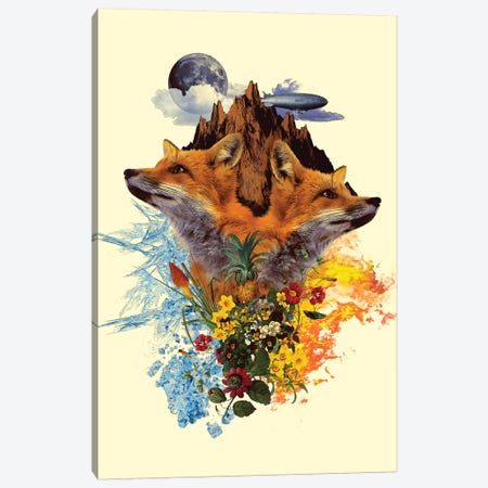 Wolf Canvas Print #BUR45} by Burcu Korkmazyurek Canvas Print