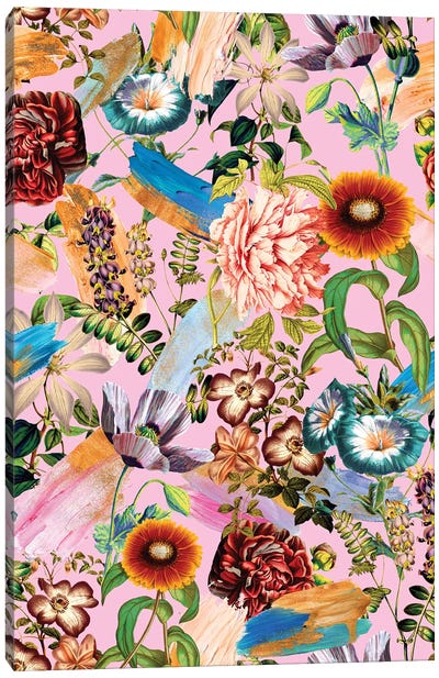 Summer Botanical IX Canvas Art Print - Burcu Korkmazyurek