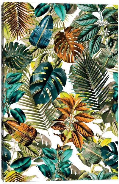 Tropical Garden IV Canvas Art Print - Burcu Korkmazyurek