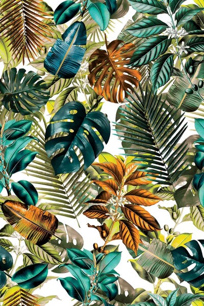 Floral & Botanical Patterns: Tropical Garden IV by Burcu Korkmazyurek