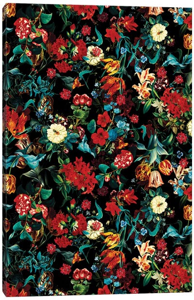 Exotic Garden II Canvas Art Print - Floral & Botanical Patterns
