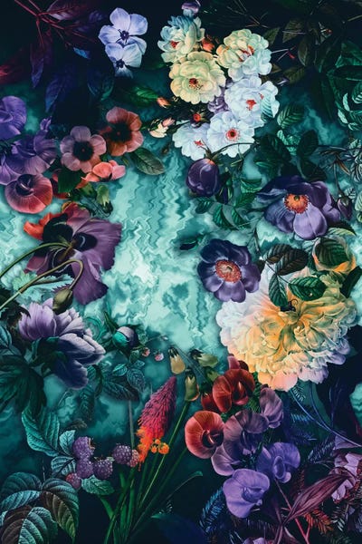 Floral & Botanical Patterns: Hypnotic Florals by Burcu Korkmazyurek