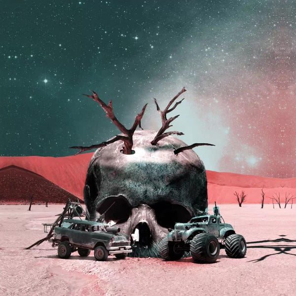 Similar To Salvador Dali: Skull Abode by Burcu Korkmazyurek