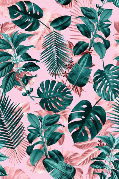 Monsteras: Tropical Garden III by Burcu Korkmazyurek