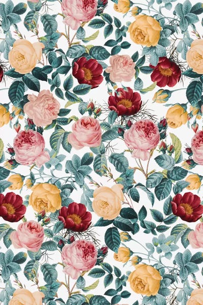 Granny Chic: Vintage Garden I by Burcu Korkmazyurek