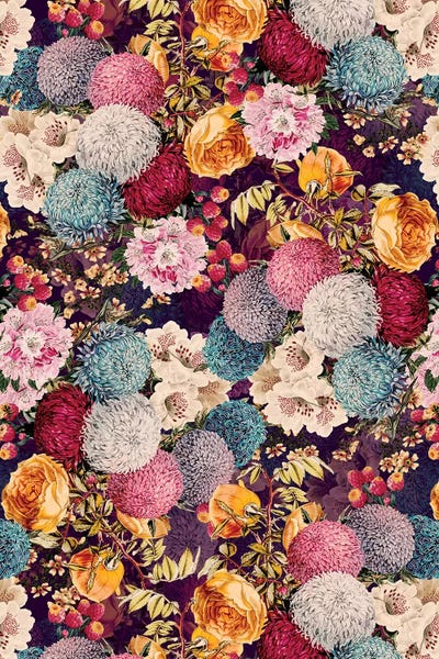 Chrysanthemums: Exotic Garden X by Burcu Korkmazyurek