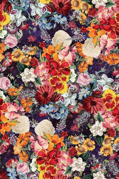 Floral & Botanical Patterns: Night Forest XXIII by Burcu Korkmazyurek