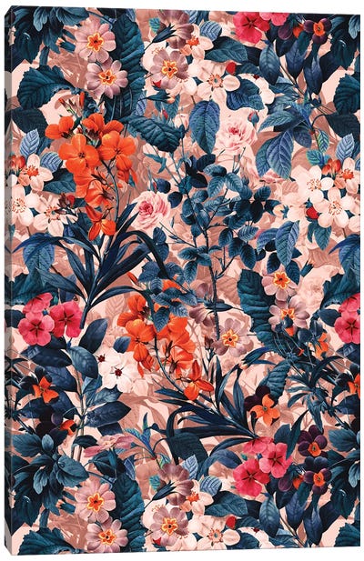 Summer Botanical Garden XI Canvas Art Print - Floral & Botanical Patterns