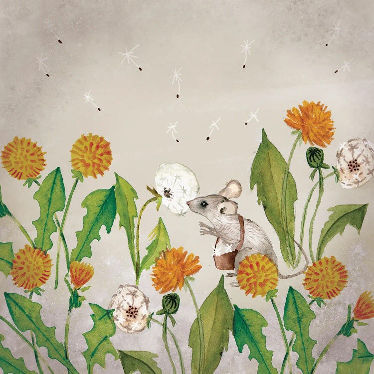 Dandelion Harvest by Bernadett Urbanovics wall art