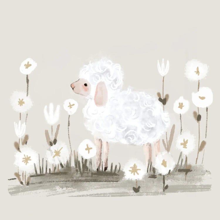 Easter Lamb by Bernadett Urbanovics wall art