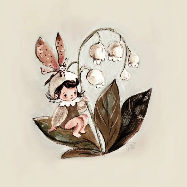 Lily Of The Valley: Flowergirl by Bernadett Urbanovics