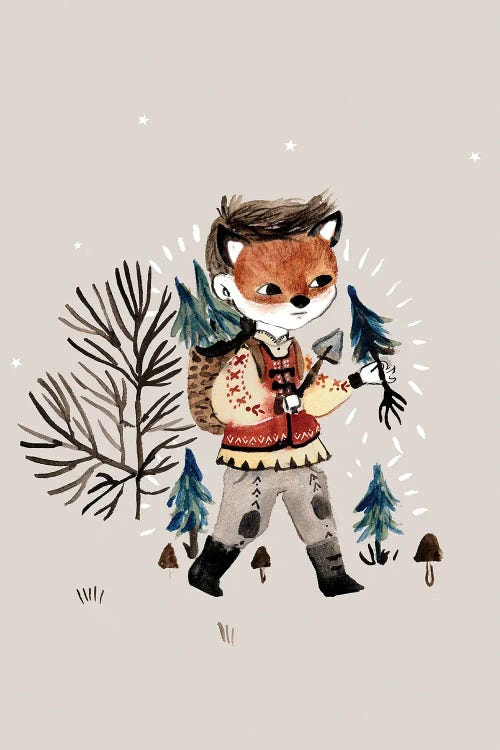 Folktale Boy by Bernadett Urbanovics wall art