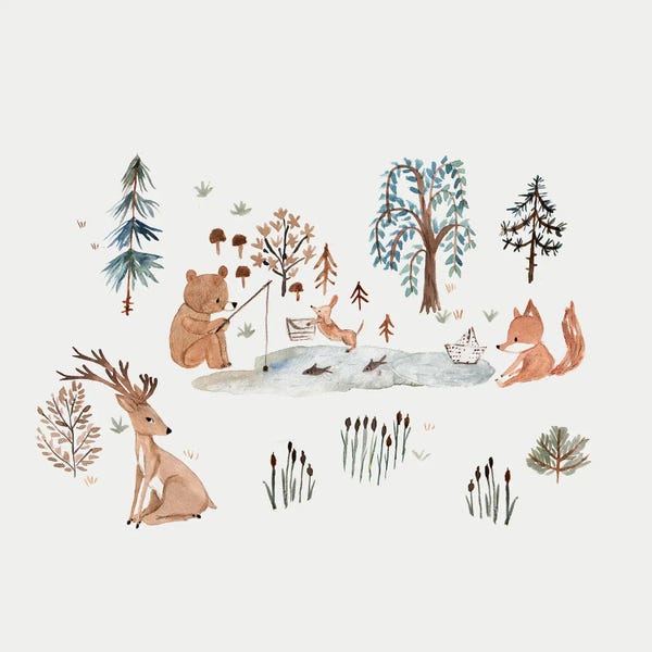 Rustic Winter: A Day At The Lake by Bernadett Urbanovics