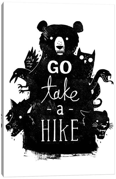 Go Take A Hike Canvas Art Print