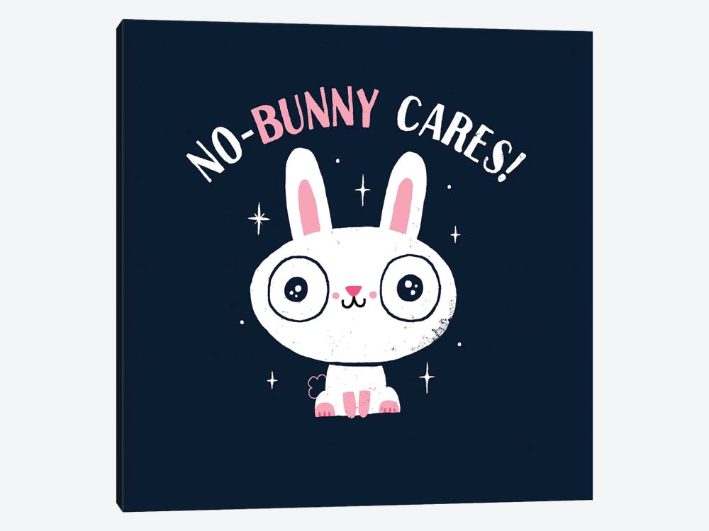 No-Bunny Cares by Michael Buxton 1-piece Canvas Artwork