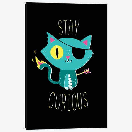 Stay Curious Canvas Print #BUX18} by Michael Buxton Canvas Art Print