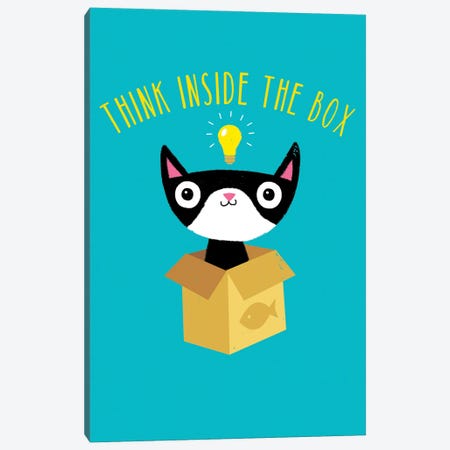 Think Inside The Box Canvas Print #BUX21} by Michael Buxton Canvas Artwork