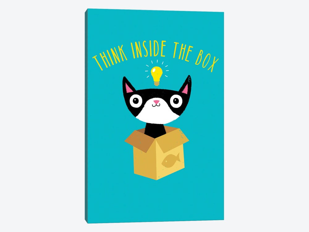 Think Inside The Box by Michael Buxton 1-piece Canvas Art Print