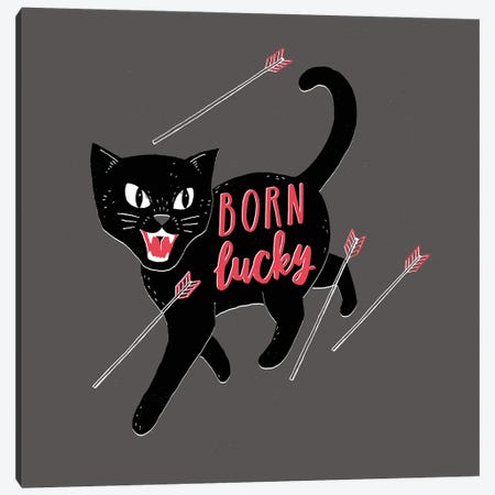 Born Lucky Canvas Print #BUX9} by Michael Buxton Canvas Artwork