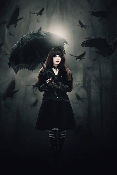 Goth Art: Dark Days by Babette Van den Berg