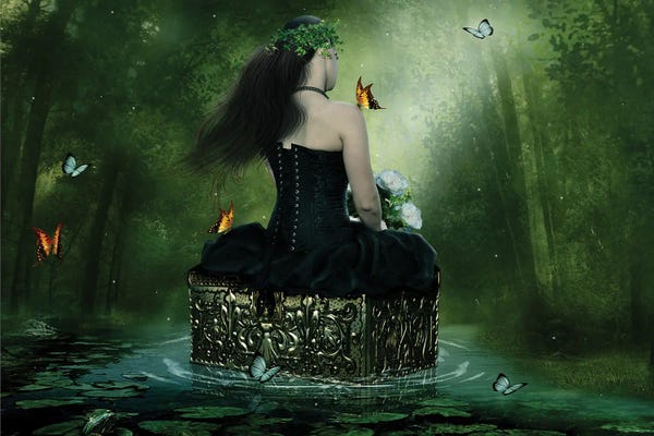 Goth Art: The Chest Of Secrets by Babette Van den Berg