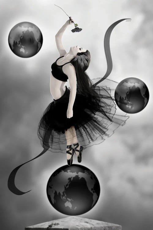 The Dancer by Babette Van den Berg wall art