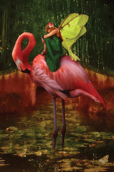 Lilies: Resting Fairy by Babette Van den Berg