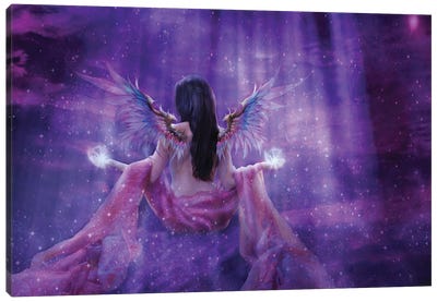 Angelic Blessing Canvas Art Print - Babette Van den Berg
