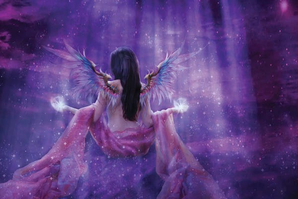 Fairies: Angelic Blessing by Babette Van den Berg