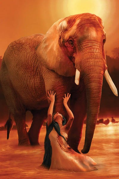 Babette Van den Berg: Elephant Ritual by Babette Van den Berg