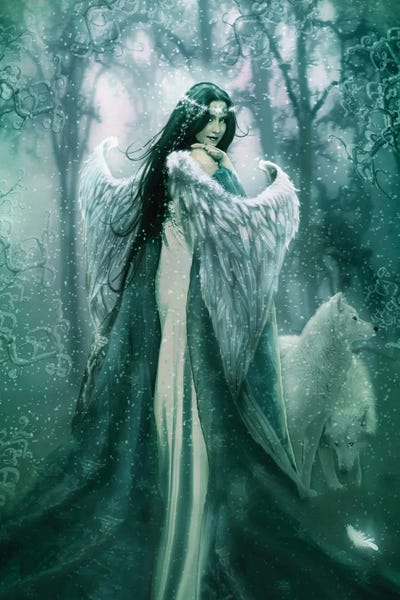 Winter Wonderland: Wolf Lady by Babette Van den Berg