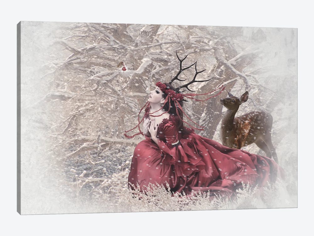 Christmas Fairy by Babette Van den Berg 1-piece Art Print