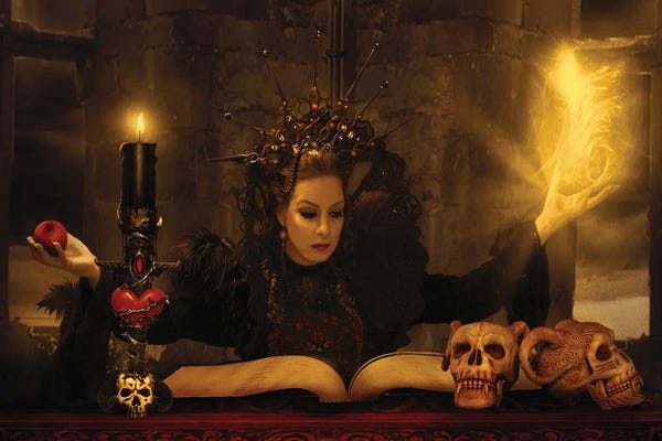 Goth Art: Sorceress by Babette Van den Berg