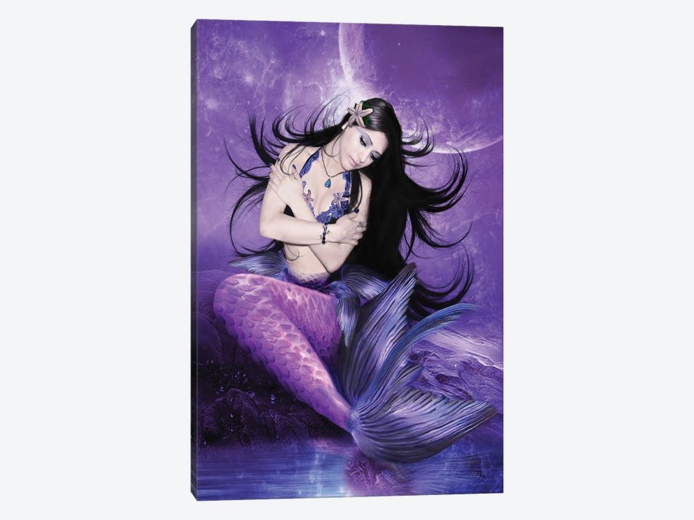 Mermaids Tale by Babette Van den Berg 1-piece Canvas Print