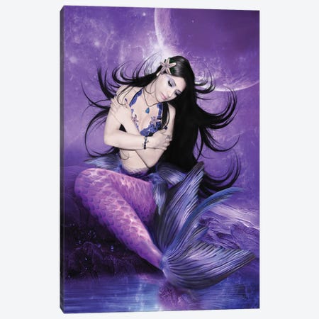 Mermaids Tale Canvas Print #BVB20} by Babette Van den Berg Canvas Art