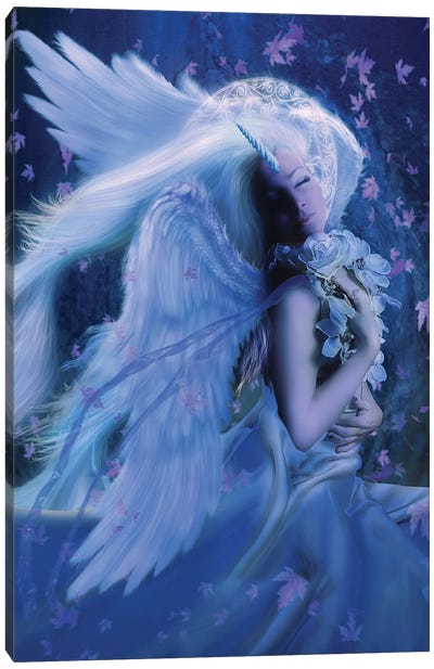 Angel Amabiel Canvas Art Print - Friendly Mythical Creatures