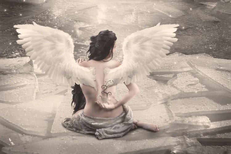 Angel Babette by Babette Van den Berg wall art
