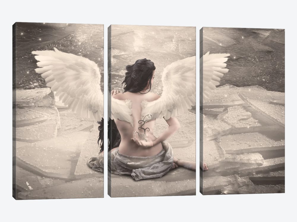 Angel Babette by Babette Van den Berg 3-piece Art Print