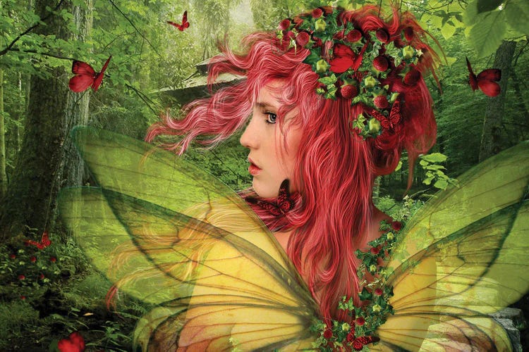 Wild Strawberry by Babette Van den Berg wall art