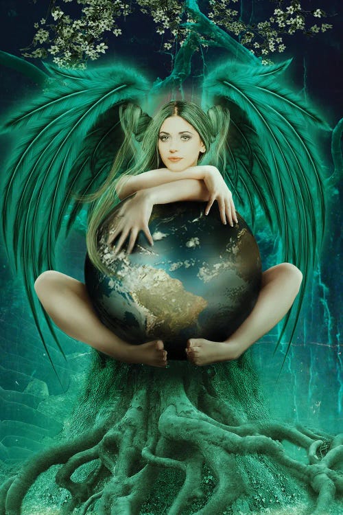 Angel Anthea by Babette Van den Berg wall art