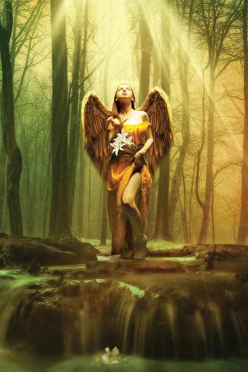 Angel Gabriel by Babette Van den Berg wall art