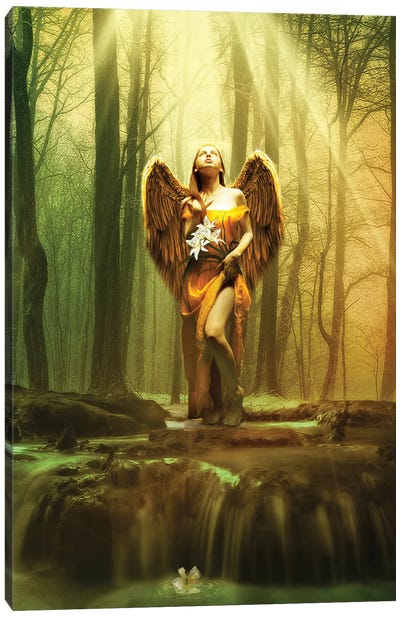 Angel Gabriel Canvas Art Print - Angel Art