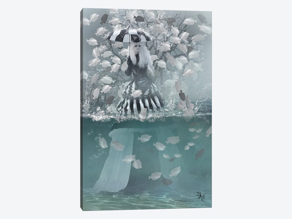 Balderdash Fishes by Babette Van den Berg 1-piece Canvas Wall Art